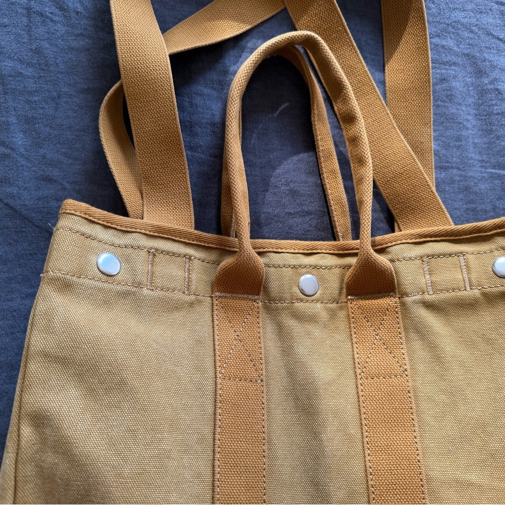 Alex Mill The Perfect Weekday Tote in Golden Khaki - Picture 6 of 11